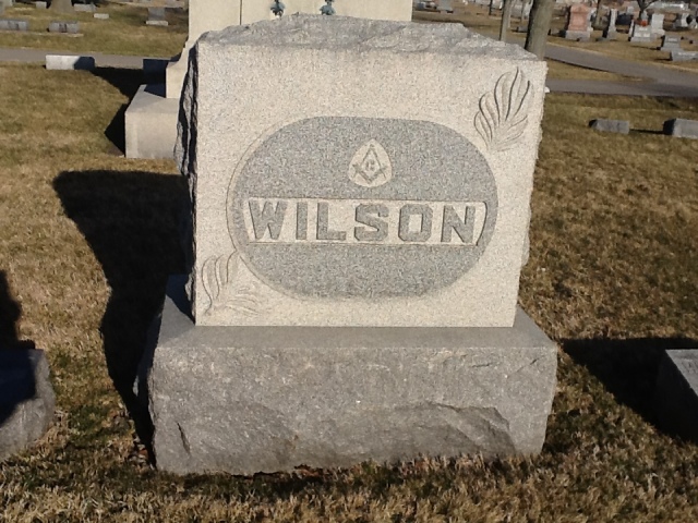 Wilson Family Marker, Park Cemetery, Greenfield, Indiana