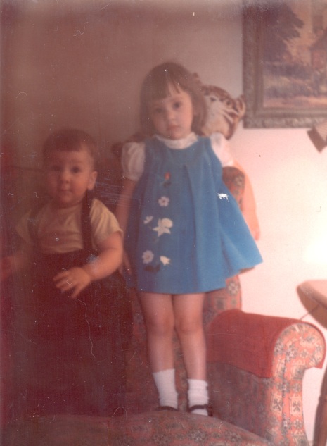 Toddler babies, circa late 1968 or early 1969.